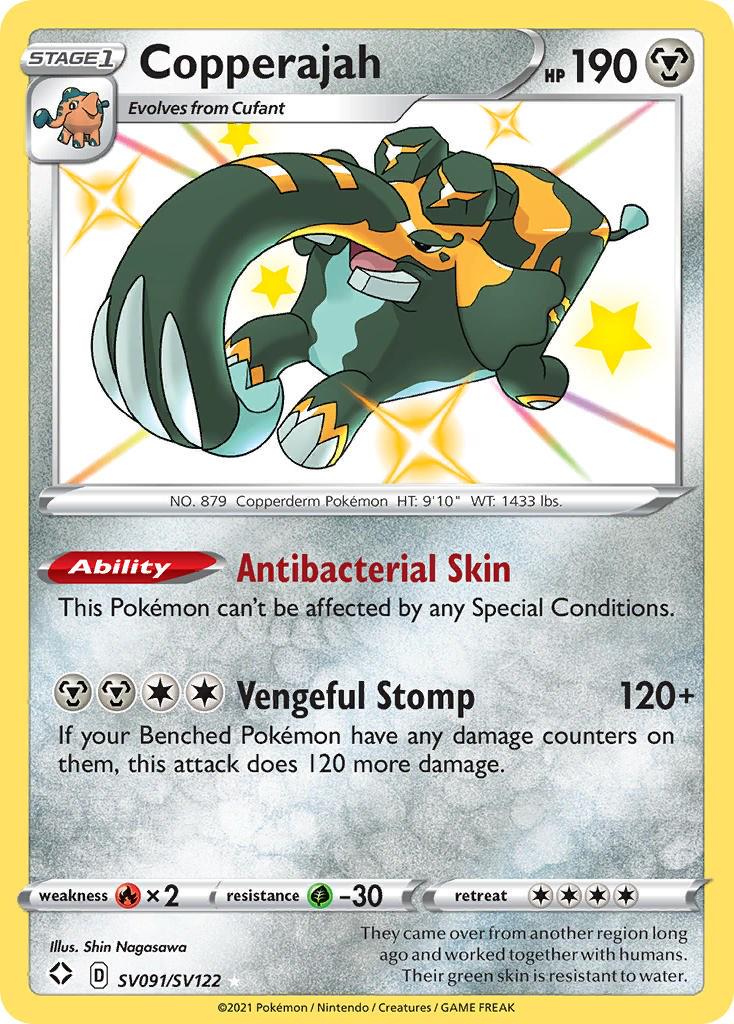 Shining Fates Copperajah Pokémon card